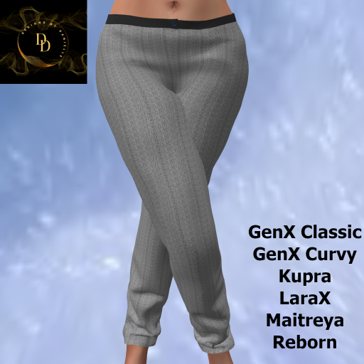 DbD Ladies Pull-on Grey Jeans - Add Me