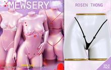 #Mewsery Rosen Thong{Noir}