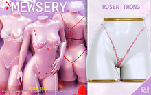 #Mewsery Rosen Thong{Cow.Pink}