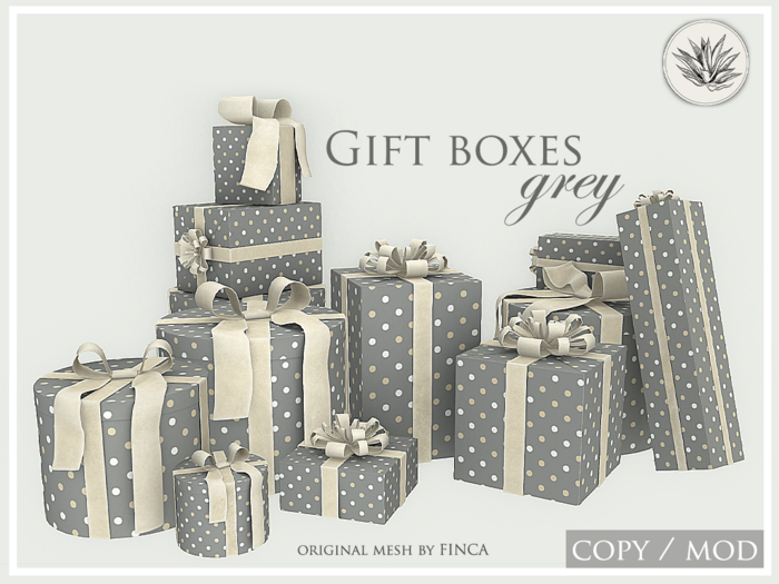 FINCA - GIft Boxes Grey COPY/MOD
