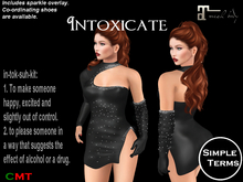 Intoxicate Dress - Black