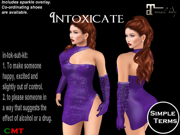 Intoxicate Dress - Purple