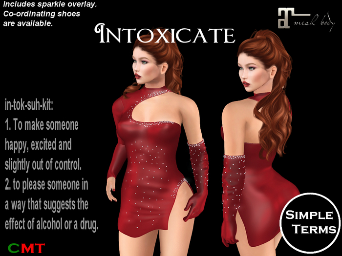 Intoxicate Dress - Red