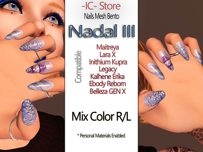 -IC- Store Nails Mesh Bento (Nadal III)  !!!ADDME