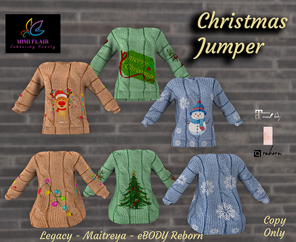 Christmas jumper advert