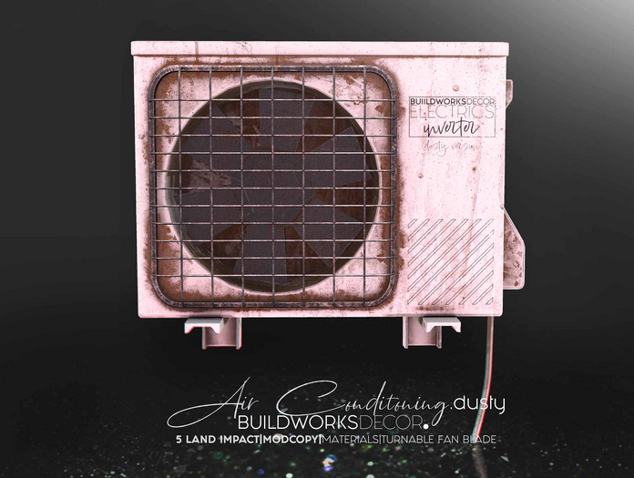 buildworksdecor ~ Dusty Air Conditioner / Boxed