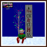 Christmas - New Xmas Elf Porch Board