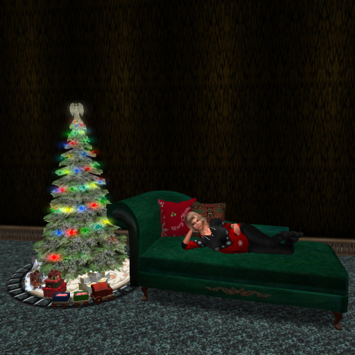 Christmas Chaise Lounge
