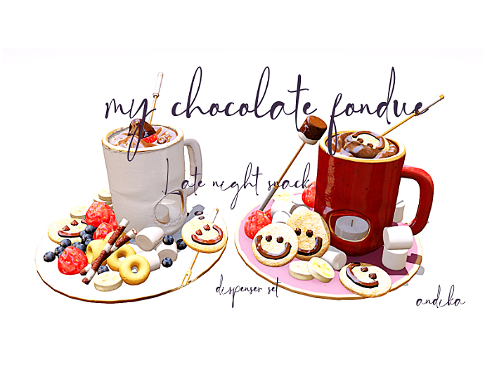 ADD/andika{Late night snack}My chocolate fondue Dispenser Set