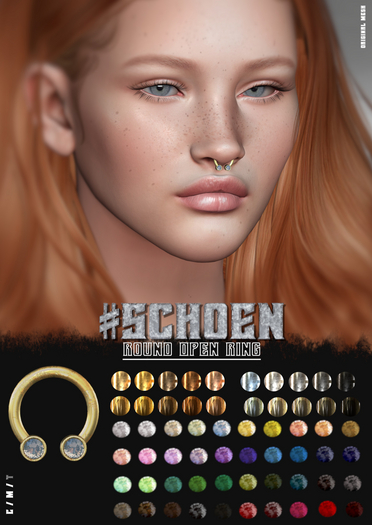 #SCHOEN - Round Open Ring - Unrigged Septum
