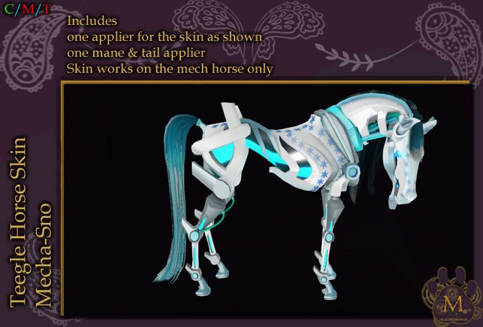*M* Teegle Mech Horse 'Mecha-Sno" Unpacker