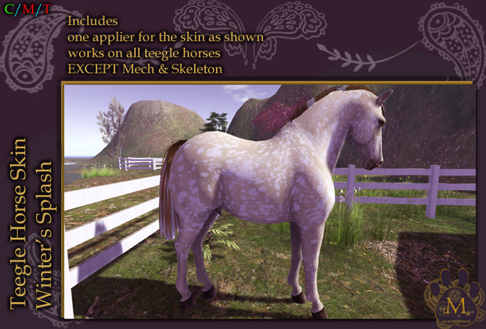 *M* teegle horse winter's splash Unpacker