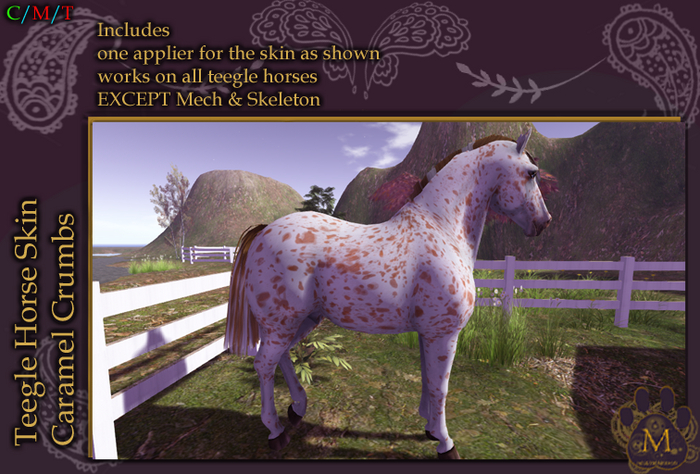*M* teegle horse caramel crumbs Unpacker