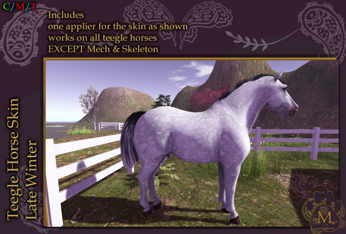 *M* teegle horse late winter Unpacker