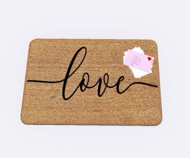 Welcome Mat  - Love- valentine