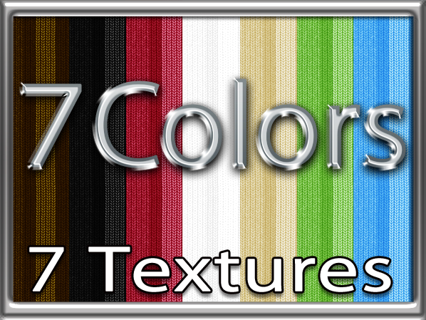 Zoy Texture [ Strypy Knitted 04 ] Seamless - 7 Colors