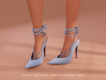 $NT Braided Leather Pumps POWDER