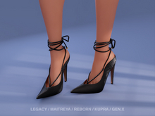 $NT Braided Leather Pumps BLACK