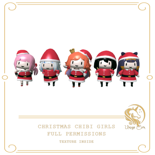 Full Perm Christmas Chibi Girls 