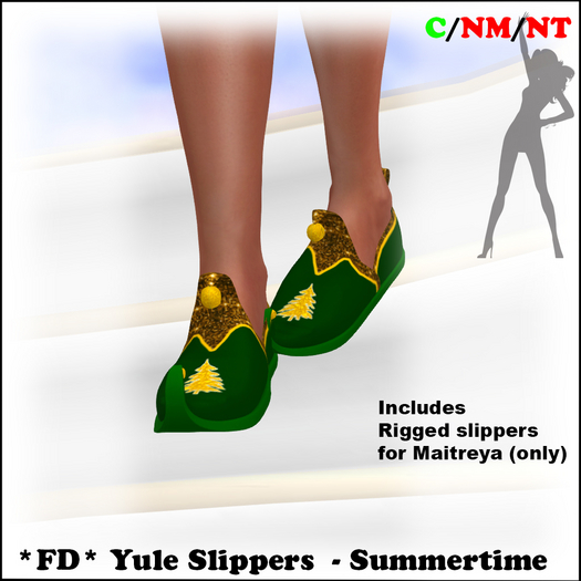 *FD* Yule Slippers [Boxed] Summertime