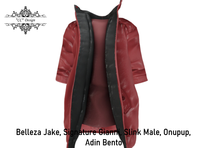 (34) *CC* Tim Hip Hop Street Style Jacket Red
