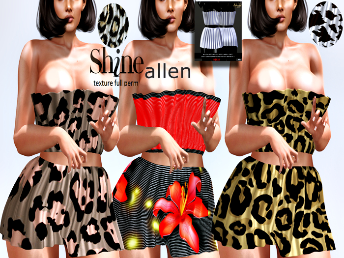 AJ  [SHINE FULL PERM] DRESS ALLEN   _TEXTURE FULL PERM