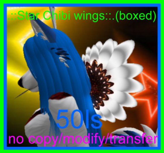 .::Star Chibi wings::.(boxed)
