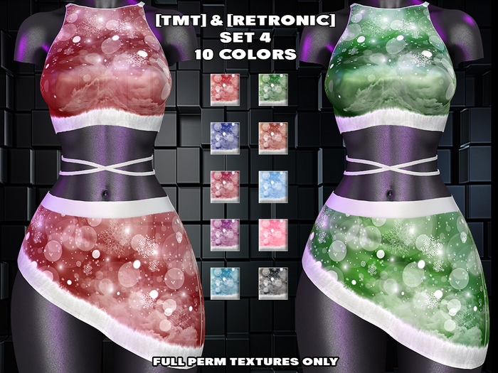 [TMT] & [RETRONIC] Set 4 Xmas T.Pack 2