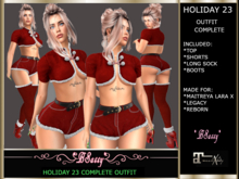 *BSASSY* CHRISTMAS 23 OUTFIT COMPLETE. MAITREYA  LARA X, LEGACY, REBORN