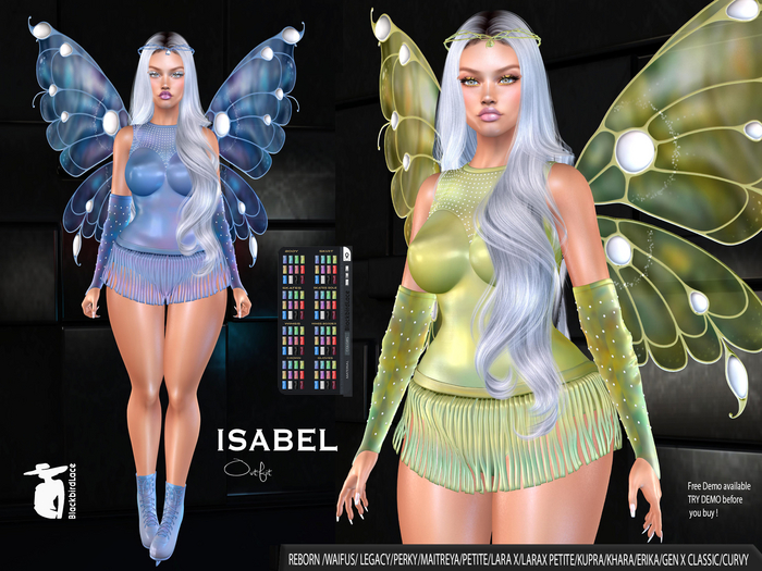  Isabel Outfit By Blackbird Lace>LaraX Included