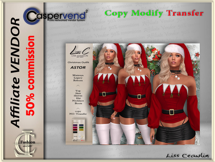 LC Affiliate Vendor [Christmas] - Astor  Outfit [1 vendor]