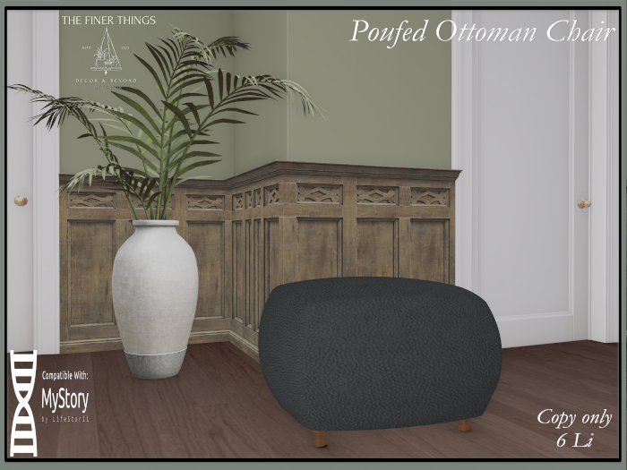 Poufed Ottoman Chair 