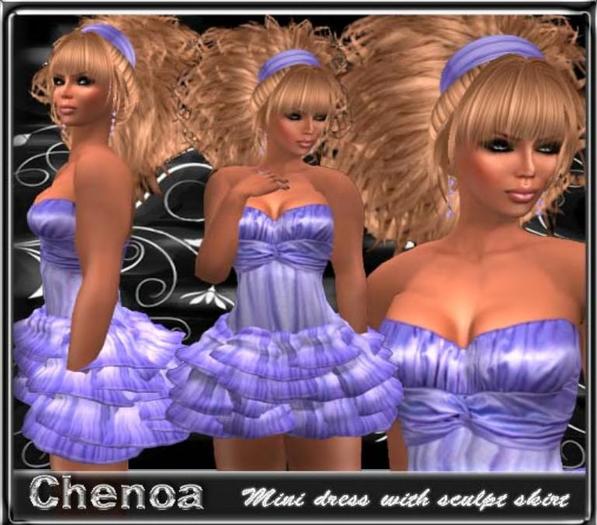 KL CHENOA MINI DRESS PURPLE- SEMIEXCLUSIVE