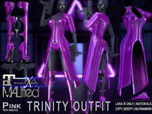 LaraX Only COPY/MOD MALified: Trinity Outfit (Pink)