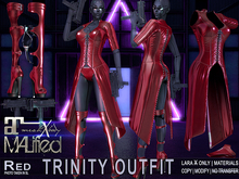 LaraX Only COPY/MOD MALified: Trinity Outfit (Red)