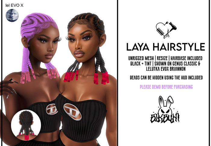 BLKBUNI: Laya Hairstyle [UNPACKER]