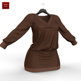 Brown SHAPE SHIFT Knit Dress