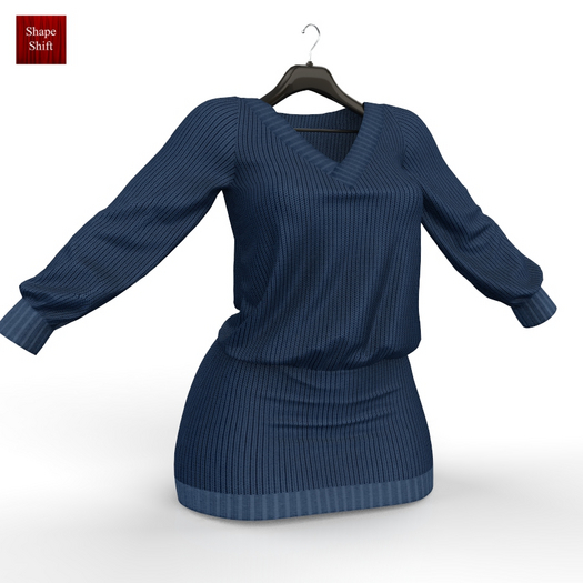 Navy SHAPE SHIFT Knit Dress