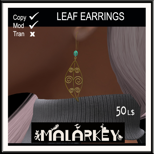 Leaf earrings