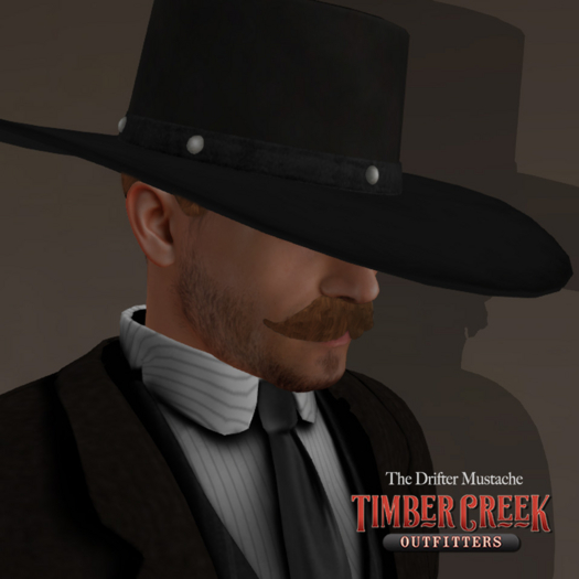 [Timber Creek] The Drifter Mustache-Light Brown