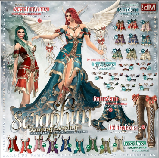 07 !dM Seraphim **ROSEQUARZ** ShortSkirt (BOX LARA)
