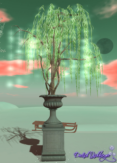 DEMO~ Whimsical Willow w/lights (fern)