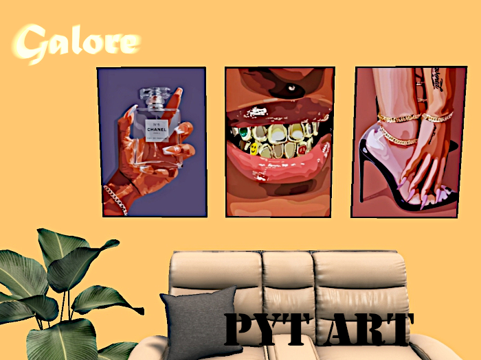 [G A L O R E] PYT ART 3pc