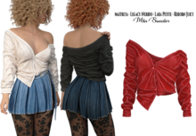 adorsy - Mila Top Deep Red - Maitreya/Legacy-Nerido/Lara Petite/Reborn-Juicy