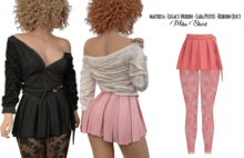 adorsy - Mila Skirt Coral - Maitreya/Legacy-Nerido/Lara Petite/Reborn-Juicy