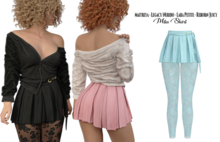 adorsy - Mila Skirt Light Blue - Maitreya/Legacy-Nerido/Lara Petite/Reborn-Juicy