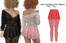 adorsy - Mila Skirt Red - Maitreya/Legacy-Nerido/Lara Petite/Reborn-Juicy