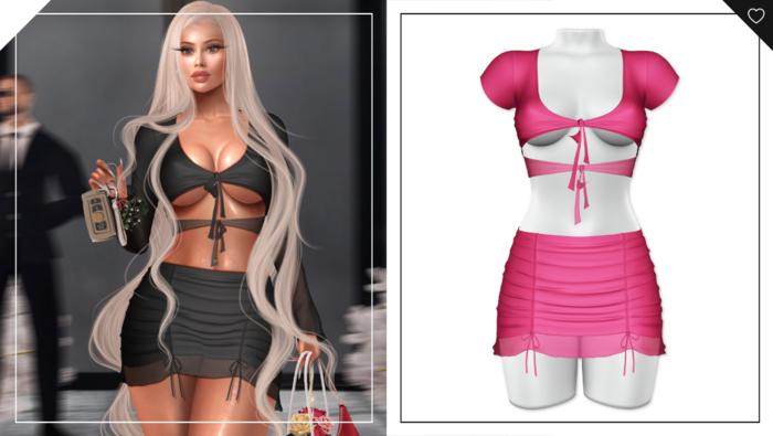 Havoc . Poppy Set . Hot Pink