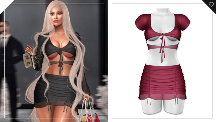 Havoc . Poppy Set . Cranberry