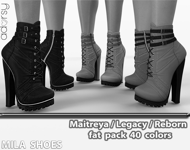 adorsy - Mila Shoes DEMO - Maitreya/Legacy-Nerido/Lara Petite/Reborn-Juicy